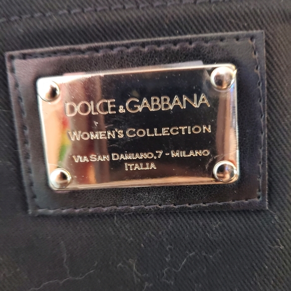 NWOT Dolce and Gabbana Black Denim Skinny Jeans 40 (US 4) - Picture 5 of 8